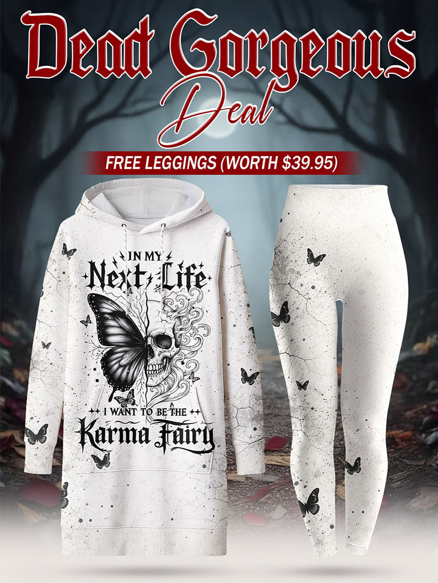Karma & Wings Hoodie Dress & Leggings Deal