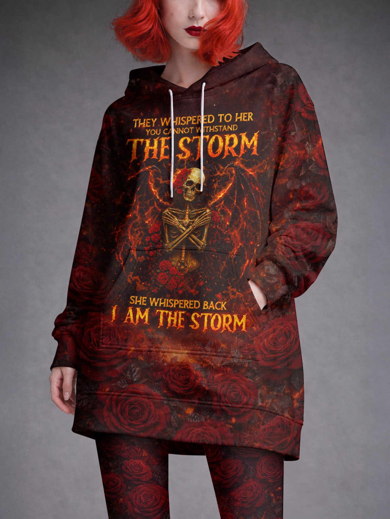 Roses & Ruin Hoodie Dress & Leggings Deal