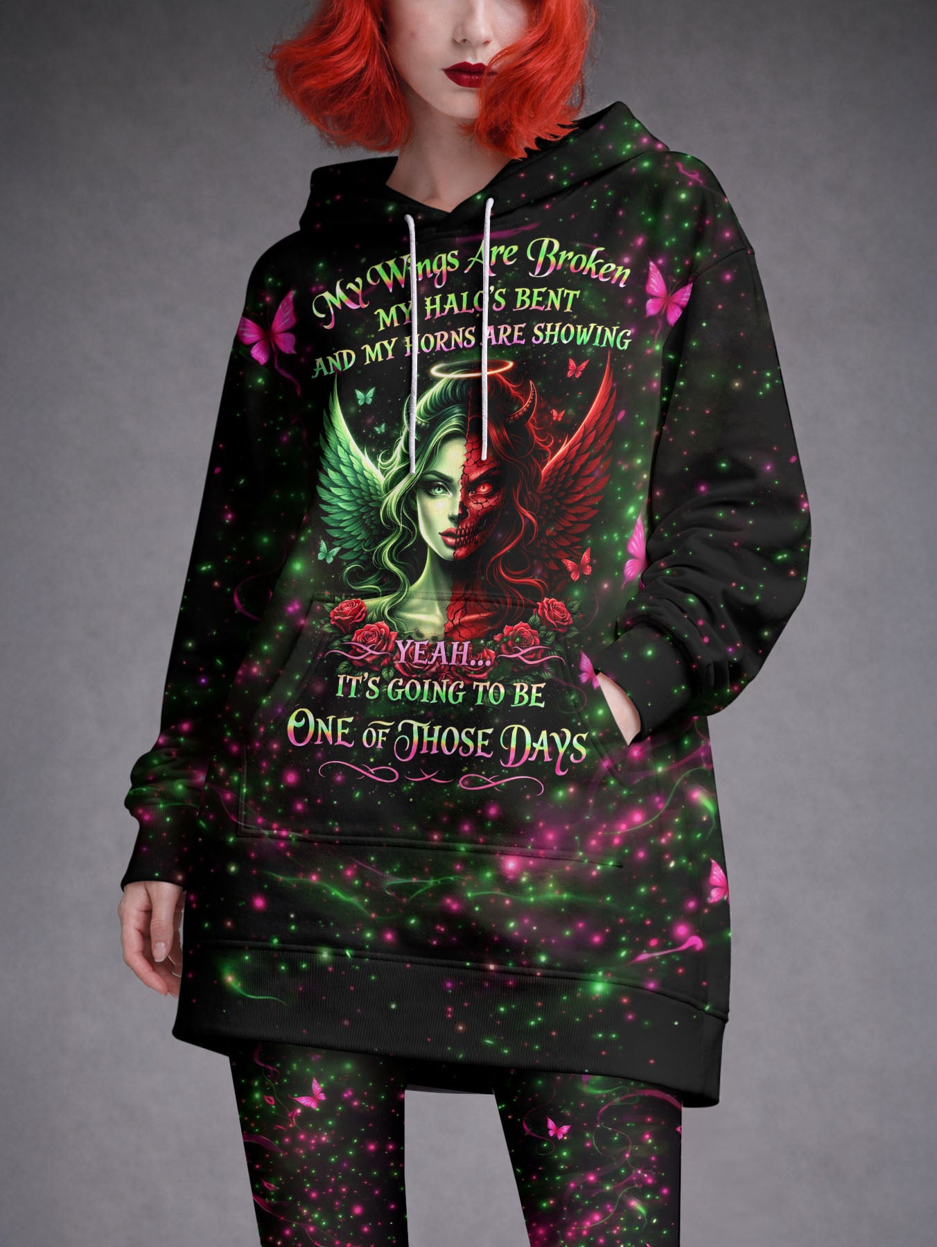 Horns & Halos Hoodie Dress & Leggings Deal